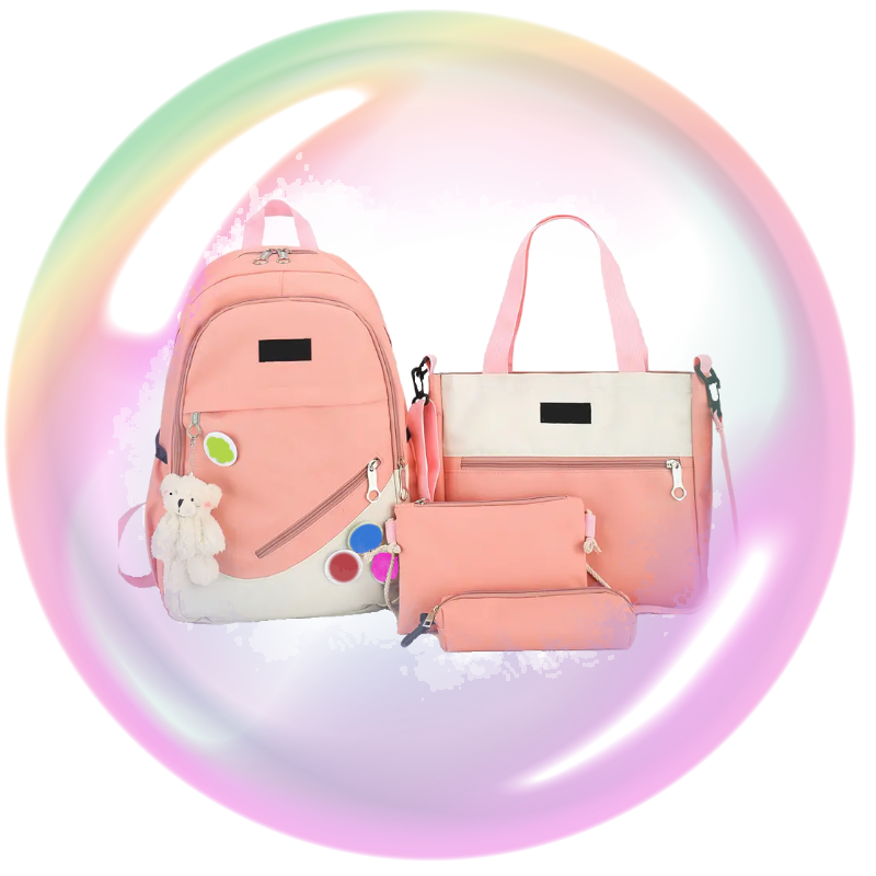 Schultasche-Set 4Tlg.