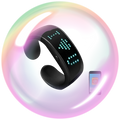 LED Armband, Blue tooth Programierbar Light up USB Aufladbar ‍