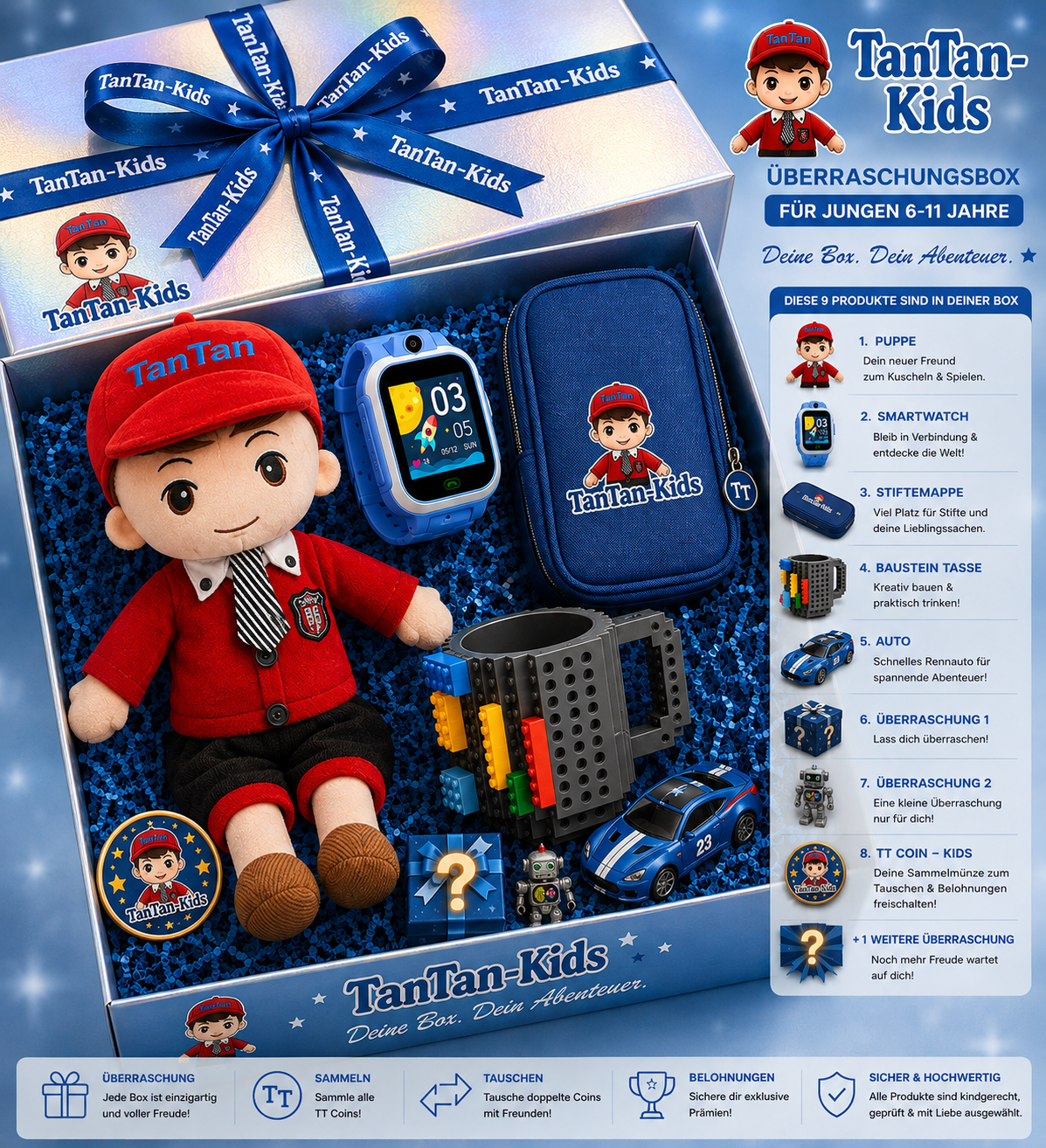 TanTan-Kids Box Boy 6j-11j ‍