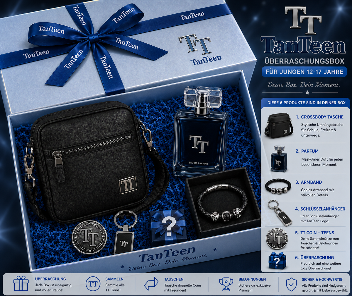 Tan-Teen Box Boy 12j-17j. ‍