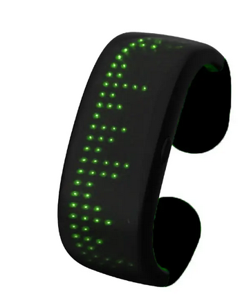 LED Armband, Blue tooth Programierbar Light up USB Aufladbar ‍