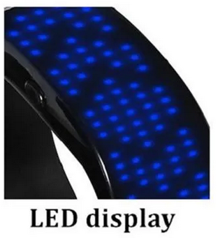 LED Armband, Blue tooth Programierbar Light up USB Aufladbar ‍